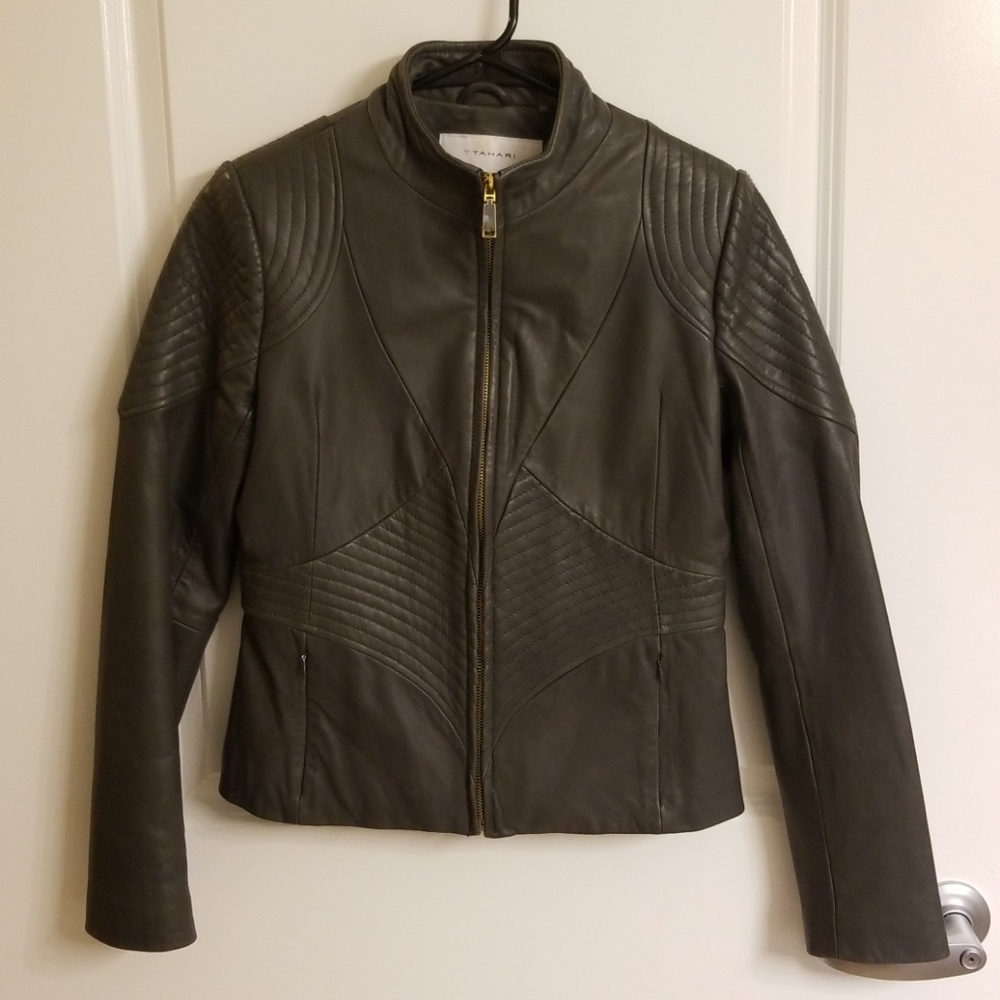 Tahari - Genuine leather jacket